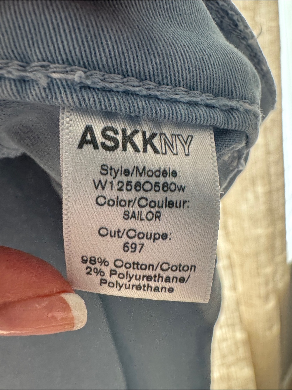 ASKK NY Light Blue Wide Leg High-Rise Jeans - Picture 5 of 8